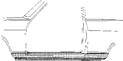 VAN WEZEL 372104 -  Накладка порога